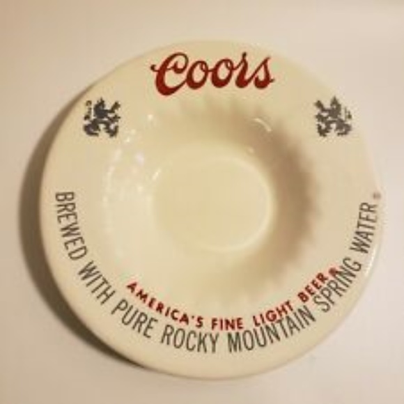 Rare Vintage Coors Fine Light Beer Ceramic Ashtray… - Picture 2 of 3